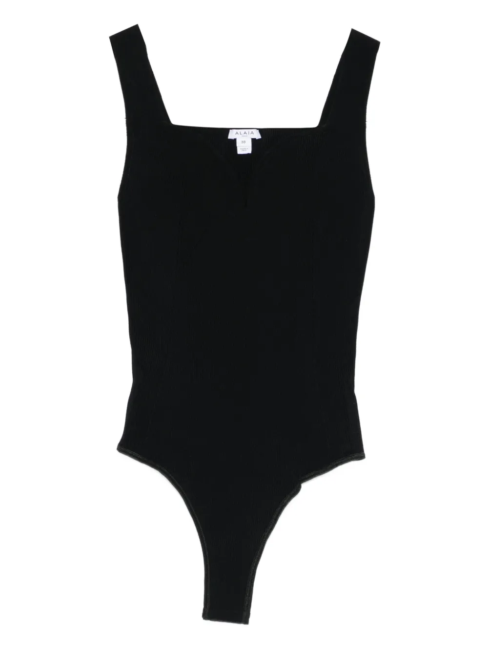 Топ с квадратным вырезом Alaïa, черный
Топ с квадратным вырезом Alaïa, черный