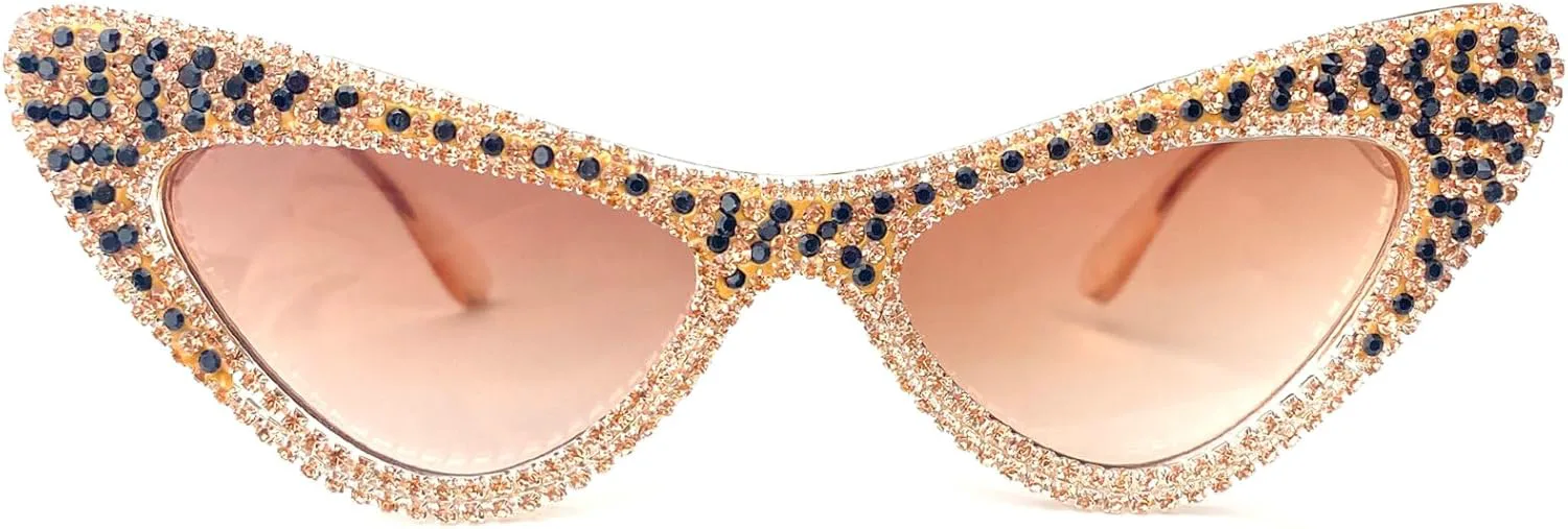 Большие солнцезащитные очки «кошачий глаз» со стразами для женщин, сверкающие кристаллами и бриллиантами, модные летние очки для путешествий mincl, Brown
Большие солнцезащитные очки «кошачий глаз» со стразами для женщин, сверкающие кристаллами и бриллиантами, модные летние очки для путешествий mincl, Brown