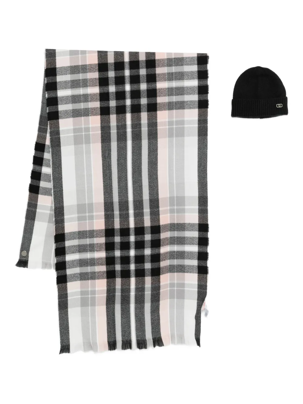 Комплект из шапки и шарфа в клетку Liu Jo Kids, черный
Комплект из шапки и шарфа в клетку Liu Jo Kids, черный