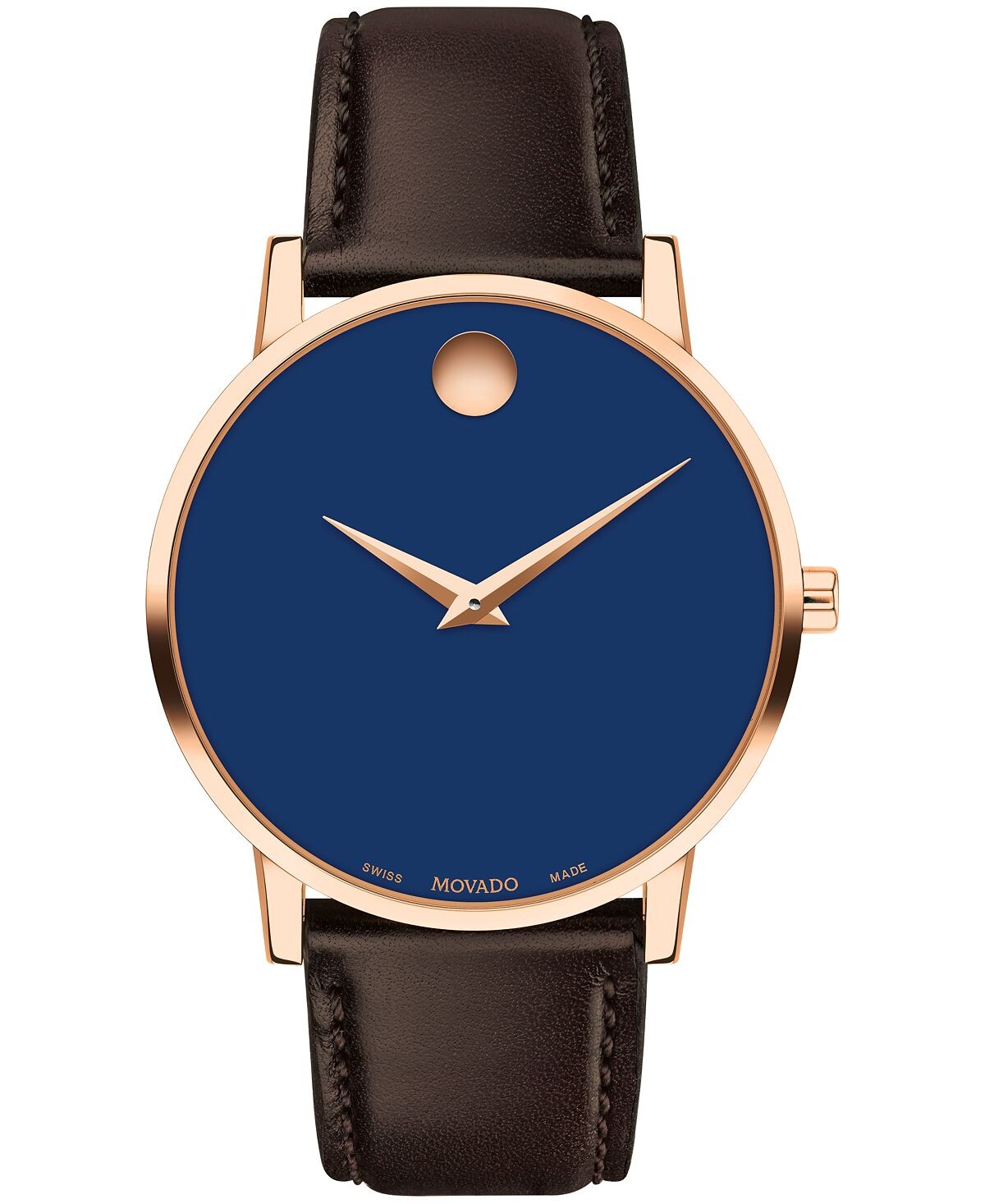 Мужские музейные классические швейцарские кварцевые коричневые часы с ремешком из натуральной кожи, 40 мм Movado
Мужские музейные классические швейцарские кварцевые коричневые часы с ремешком из натуральной кожи, 40 мм Movado
