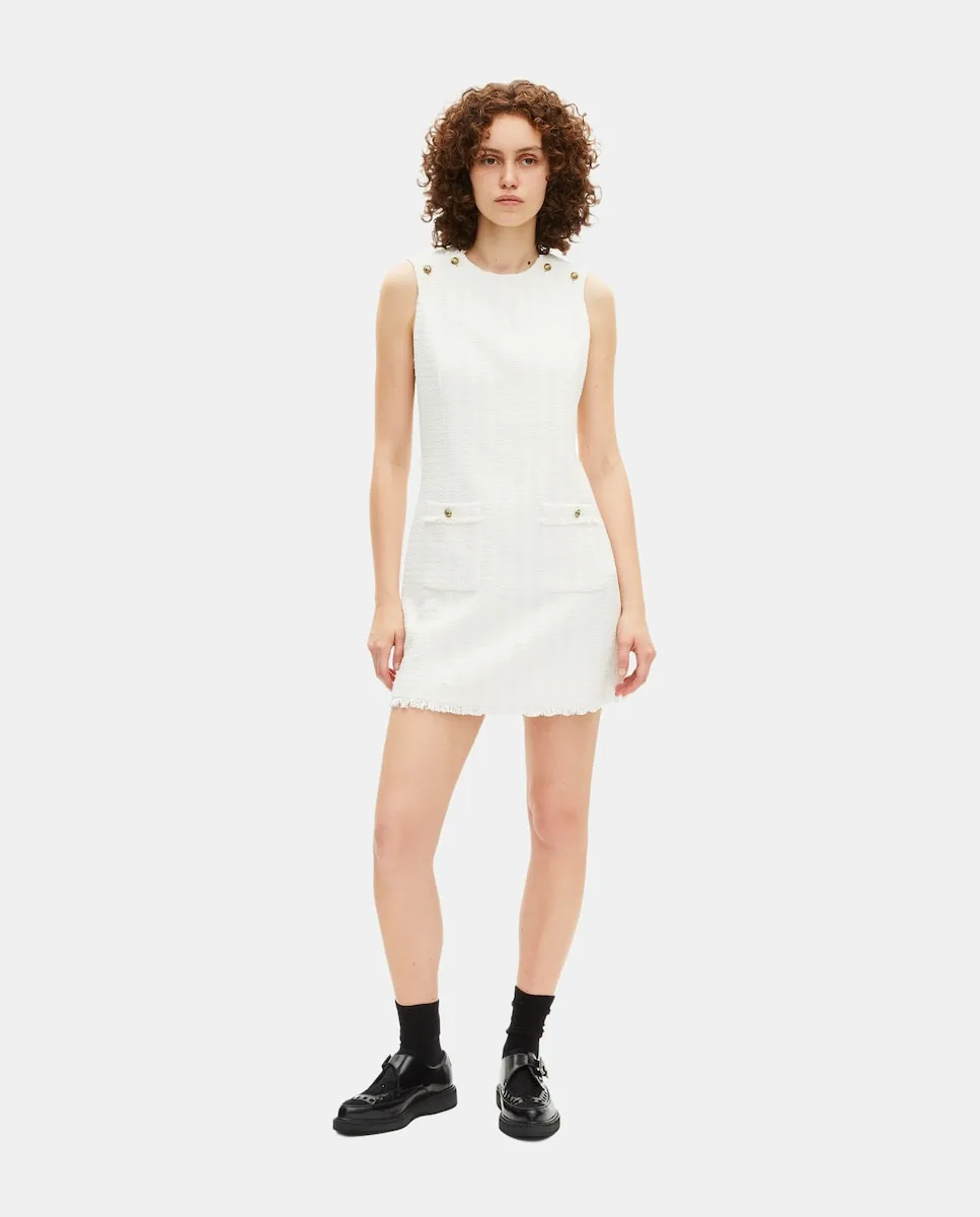 Короткое твид платье The Kooples, белый
Короткое твид платье The Kooples, белый