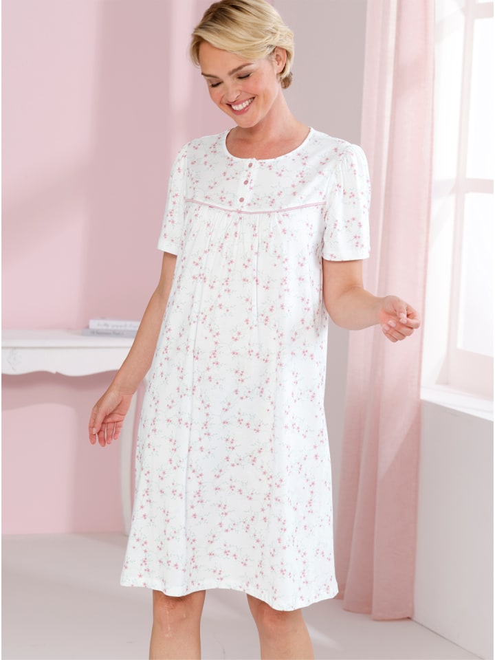 Ночная рубашка с бело-розовым принтом WITT WEIDEN
Ночная рубашка с бело-розовым принтом WITT WEIDEN