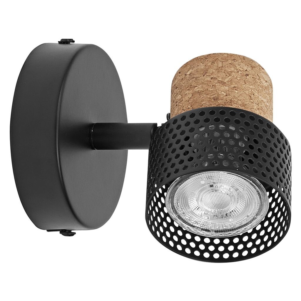 LEDVANCE DECOR SPOT CORK, 1 x 3,4 Вт, 230 лм, черный, точечный светильник, регулируемые головки, универсальный, внутренний точечный светильник, сменные светодиодные лампы, теплый белый цвет света, GU10
LEDVANCE DECOR SPOT CORK, 1 x 3,4 Вт, 230 лм, черный, точечный светильник, регулируемые головки, универсальный, внутренний точечный светильник, сменные светодиодные лампы, теплый белый цвет света, GU10