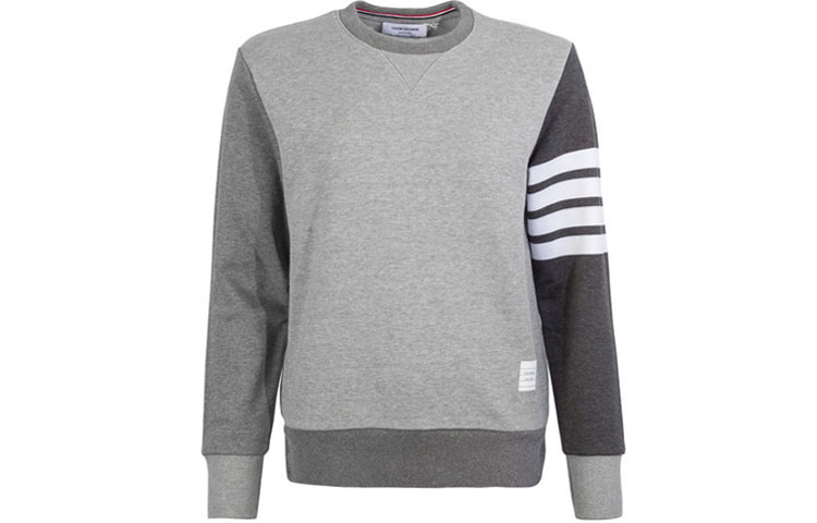 Свитшот поло с четырьмя полосками THOM BROWNE, серый
Свитшот поло с четырьмя полосками THOM BROWNE, серый