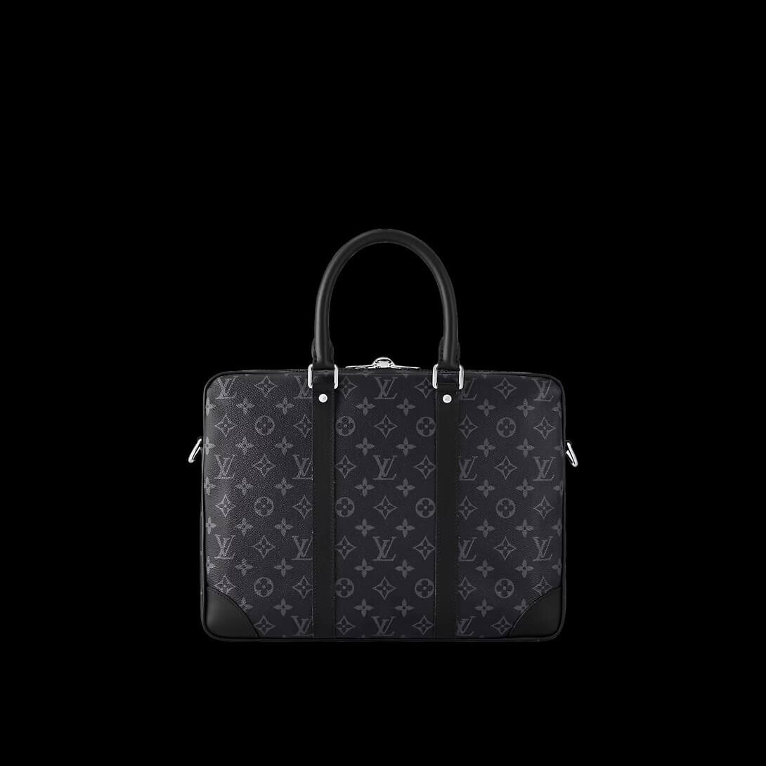 Портфель для документов Louis Vuitton с принтом, чёрный
Портфель для документов Louis Vuitton с принтом, чёрный