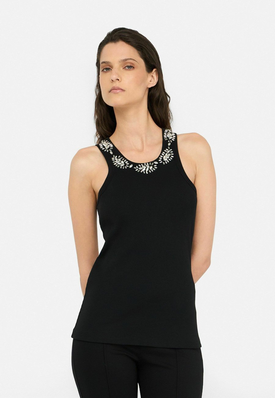 Топ LIU JO WITH BEJEWELLED APPLIQUÉS, Black
Топ LIU JO WITH BEJEWELLED APPLIQUÉS, Black