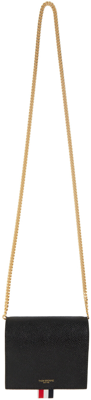 Черная кожаная визитница Thom Browne, Черный, Черная кожаная визитница Thom Browne
Черная кожаная визитница Thom Browne, Черный, Черная кожаная визитница Thom Browne