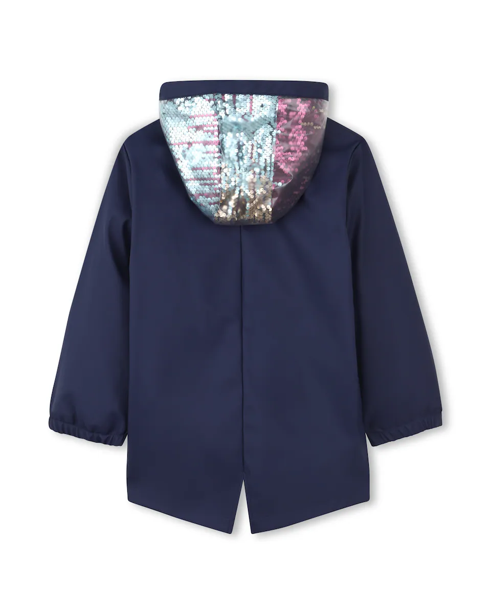 Детский дождевик с капюшоном и молнией Billieblush, темно-синий
Детский дождевик с капюшоном и молнией Billieblush, темно-синий