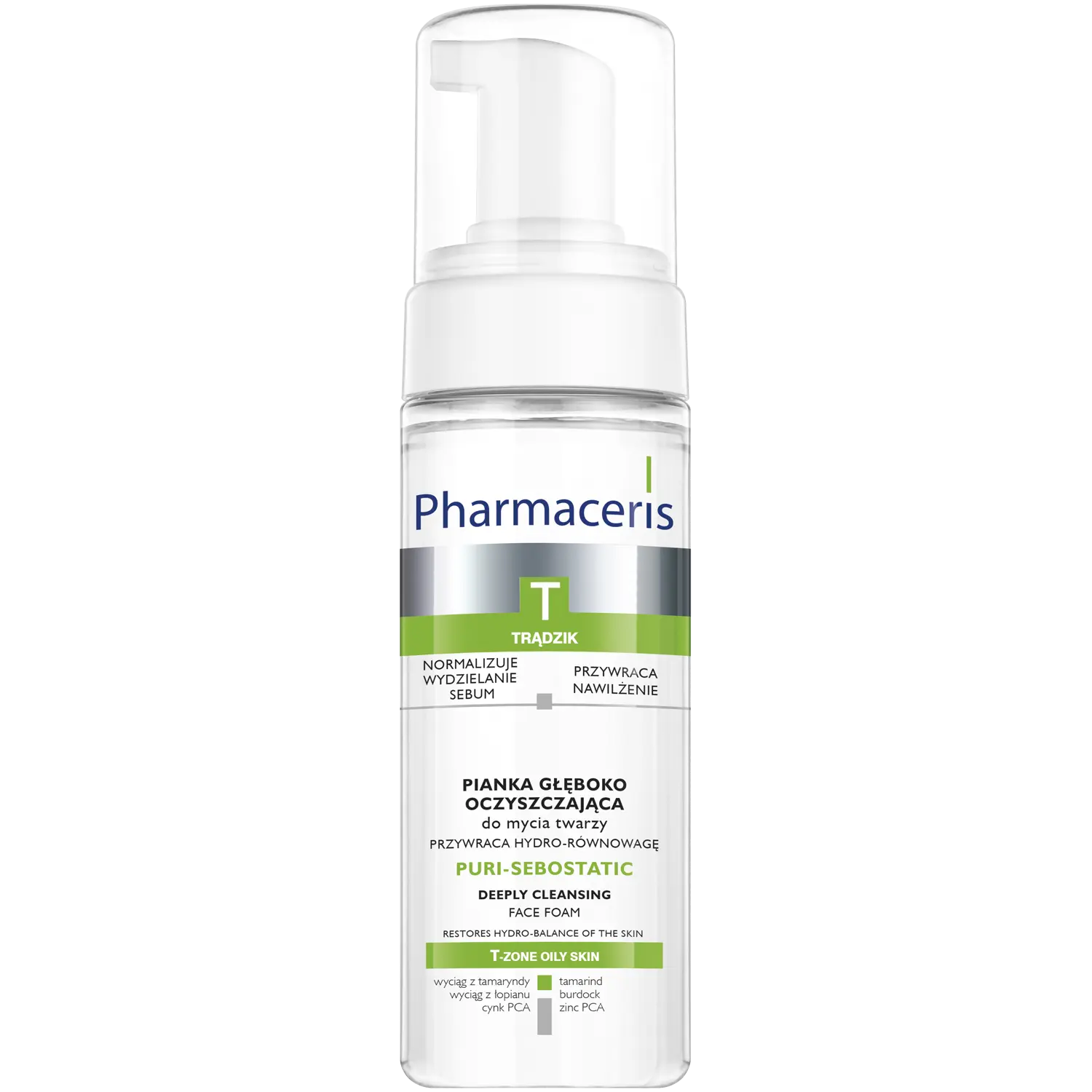 Pharmaceris T Puri-Sebostatic пенка для глубокого умывания лица, восстанавливающая гидробаланс, 150 мл
Pharmaceris T Puri-Sebostatic пенка для глубокого умывания лица, восстанавливающая гидробаланс, 150 мл
