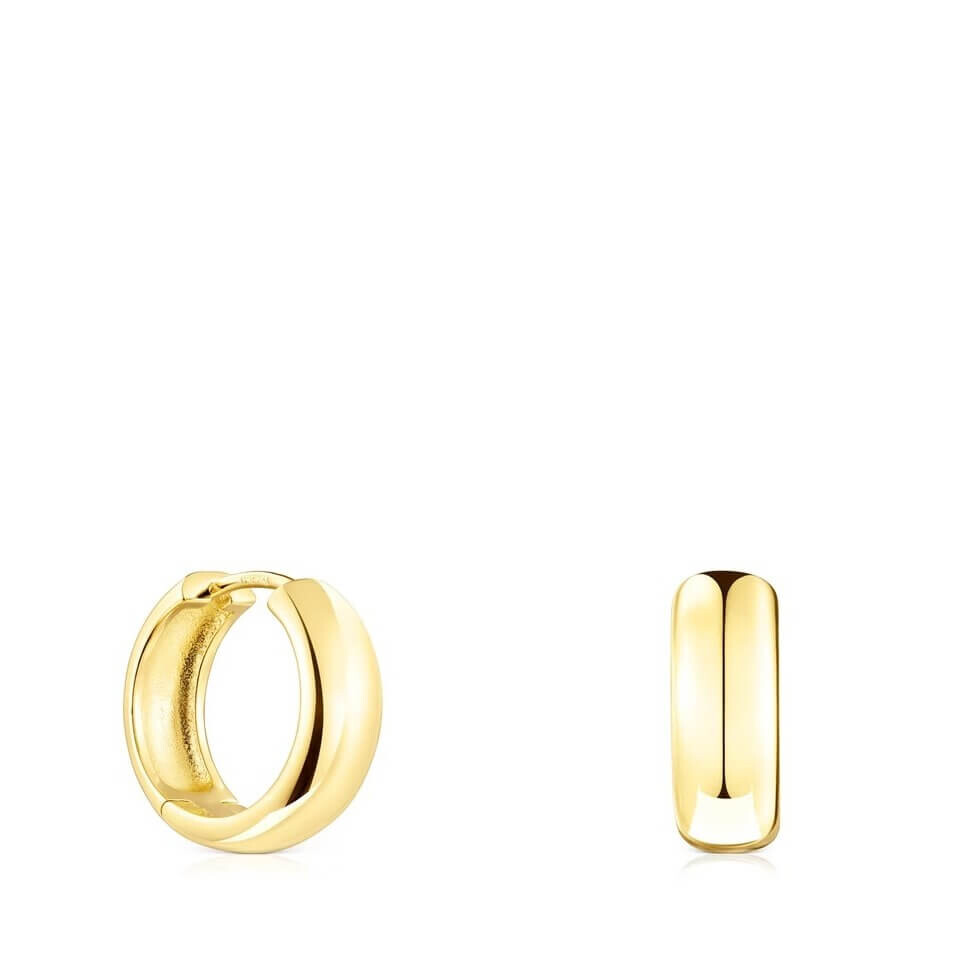 Серьги-кольца Tous Basics, серебро позолоченное
Серьги-кольца Tous Basics, серебро позолоченное