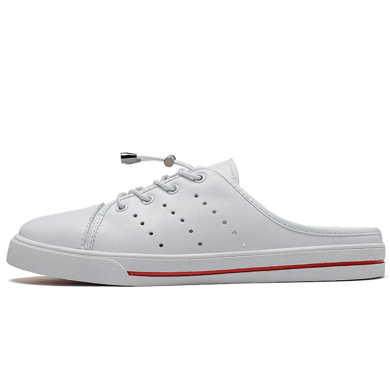 PAIBLOKS Резиновая подошва нескользящие устойчивые к истиранию бесшумные закрытые тапочки унисекс белые с вырезом, цвет White-Cut-Out 
PAIBLOKS Резиновая подошва нескользящие устойчивые к истиранию бесшумные закрытые тапочки унисекс белые с вырезом, цвет White-Cut-Out