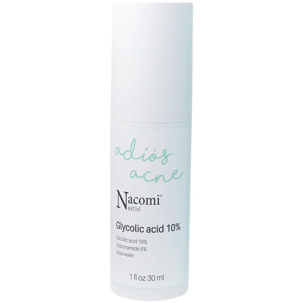 Nacomi Next Level пилинг-сыворотка для лица с гликолевой кислотой 10% на ночь, 30 мл
Nacomi Next Level пилинг-сыворотка для лица с гликолевой кислотой 10% на ночь, 30 мл