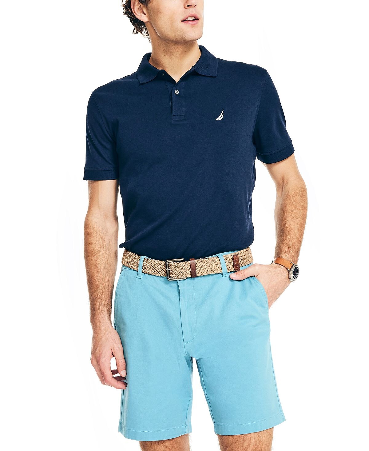 Эластичные брюки чинос classic-fit длиной 8,5 дюйма без защипов с плоским передом Nautica, мульти
Эластичные брюки чинос classic-fit длиной 8,5 дюйма без защипов с плоским передом Nautica, мульти