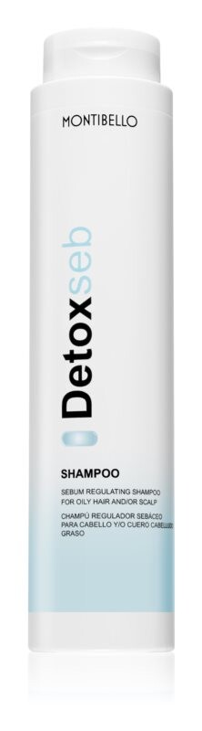 Нормализующий шампунь для жирной и раздраженной кожи головы Montibello DetoxSeb Sebum Regulating Shampoo
Нормализующий шампунь для жирной и раздраженной кожи головы Montibello DetoxSeb Sebum Regulating Shampoo