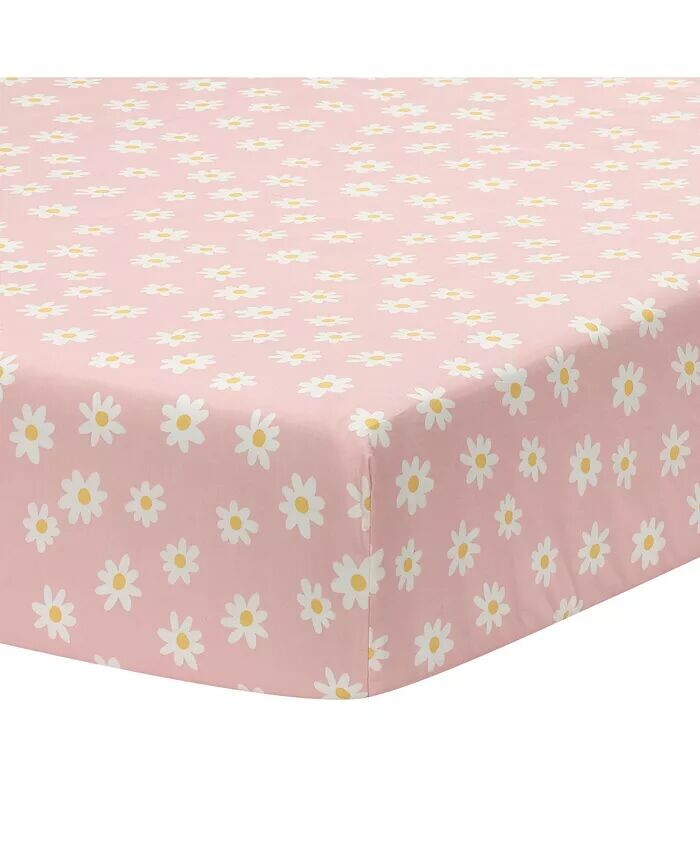 Дышащая простыня Daisy Dreams из 100% хлопка для детской кроватки/малыша Lambs & Ivy, розовый
Дышащая простыня Daisy Dreams из 100% хлопка для детской кроватки/малыша Lambs & Ivy, розовый