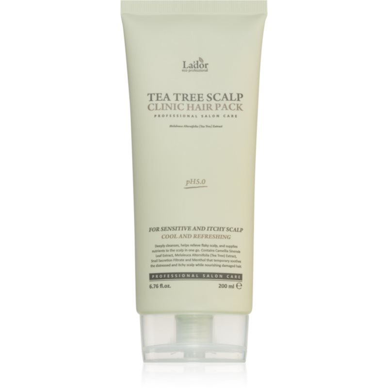 La'dor Tea Tree Scalp Clinic Hair Pack успокаивающий уход за кожей головы 200 мл Lador
La'dor Tea Tree Scalp Clinic Hair Pack успокаивающий уход за кожей головы 200 мл Lador