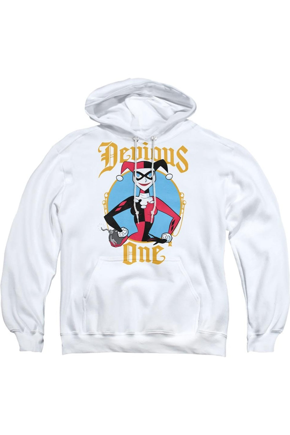Толстовка с капюшоном Batman Devious One для взрослых Gildan, белый
Толстовка с капюшоном Batman Devious One для взрослых Gildan, белый
