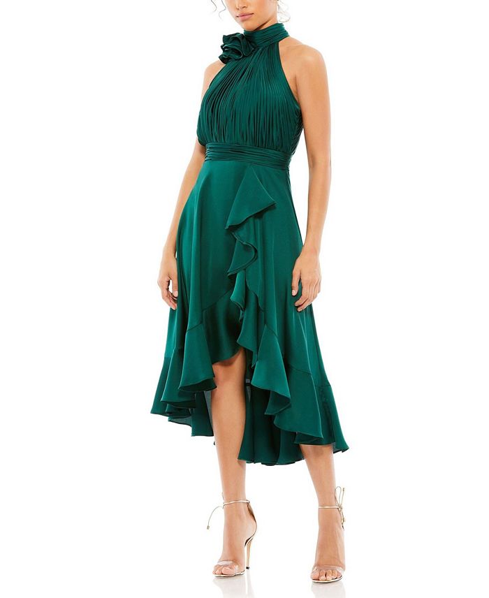 Платье миди с халтер-воротником и цветочной отделкой Mac Duggal, зеленый
Платье миди с халтер-воротником и цветочной отделкой Mac Duggal, зеленый