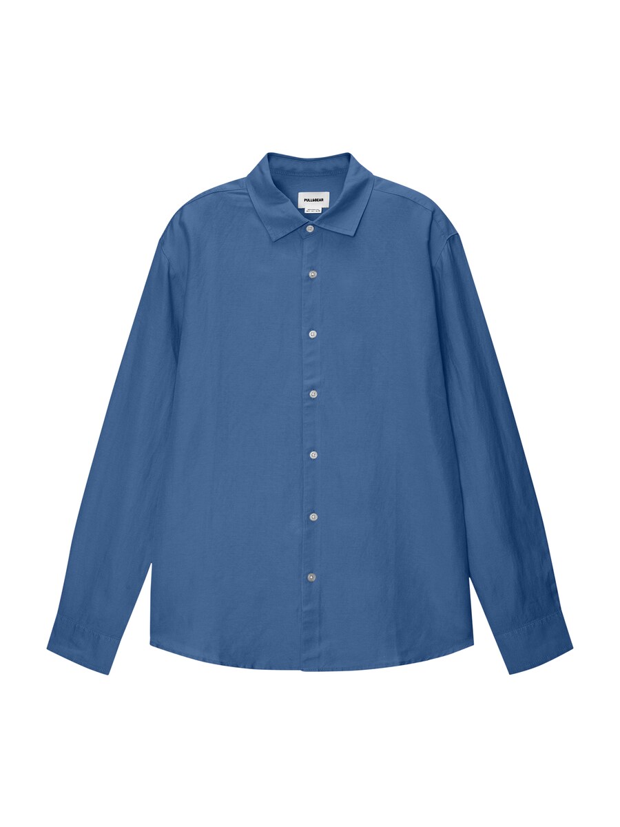 Повседневная рубашка Pull&Bear Comfort fit Button Up Shirt, синий
Повседневная рубашка Pull&Bear Comfort fit Button Up Shirt, синий