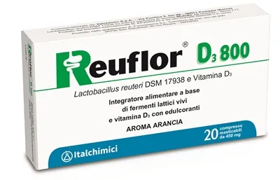 Reuflor D3 800 20 жевательных таблеток, Добавка для кишечника
Reuflor D3 800 20 жевательных таблеток, Добавка для кишечника