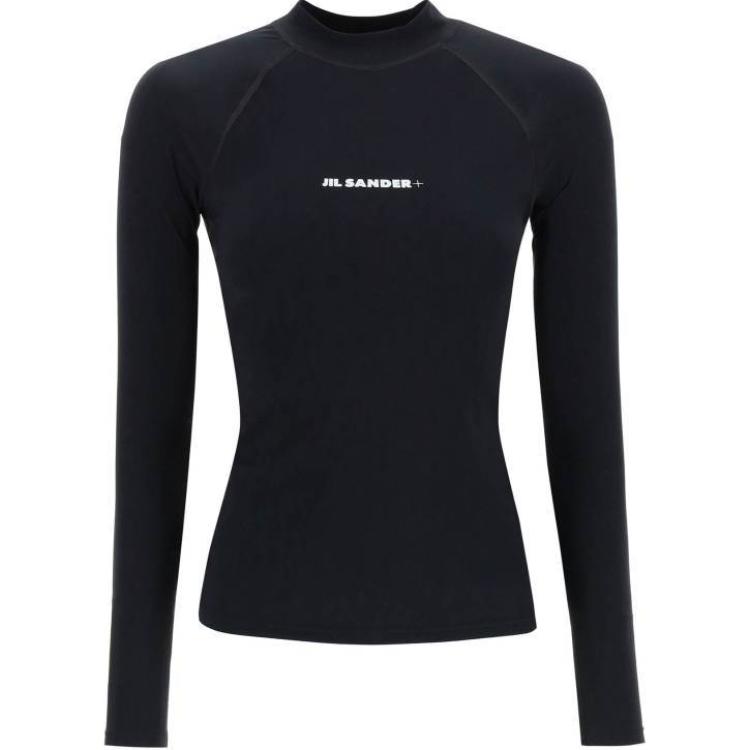 Топ с длинными рукавами и логотипом JIL SANDER, черный
Топ с длинными рукавами и логотипом JIL SANDER, черный