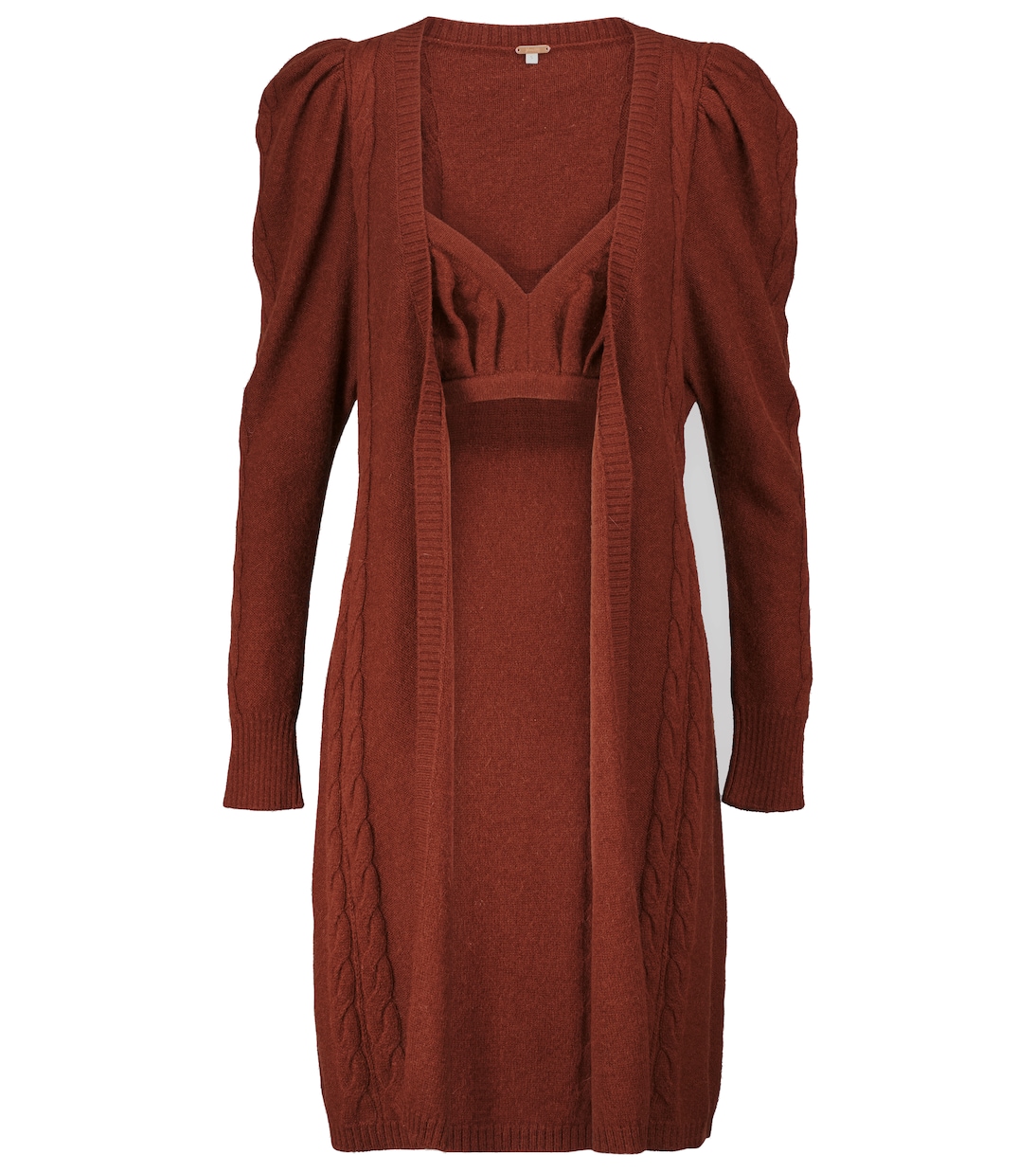 Комплект из кардигана и бралетта Speculation Johanna Ortiz, Brick Red
Комплект из кардигана и бралетта Speculation Johanna Ortiz, Brick Red