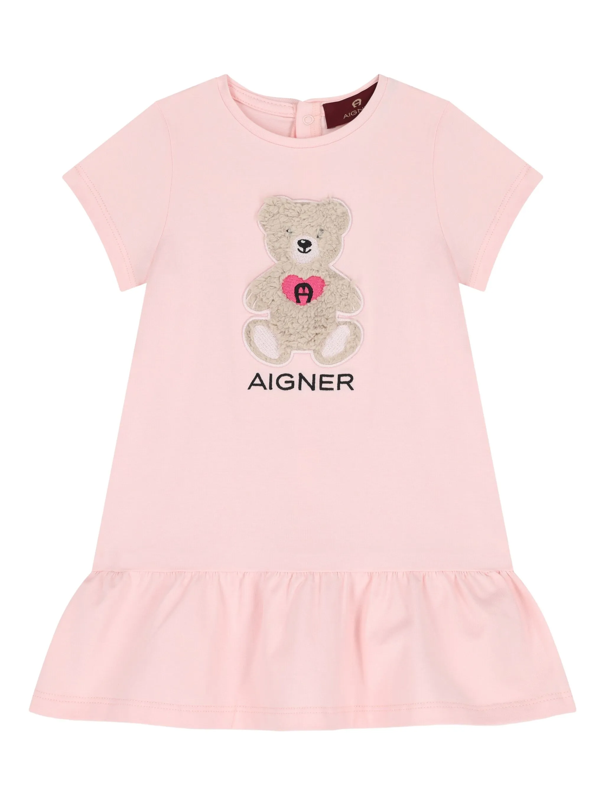 Платье с аппликацией и оборками Aigner Kids, розовый
Платье с аппликацией и оборками Aigner Kids, розовый