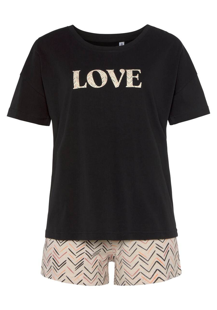 Короткий пижамный комплект VIVANCE Dreams, цвет Beige/Black
Короткий пижамный комплект VIVANCE Dreams, цвет Beige/Black