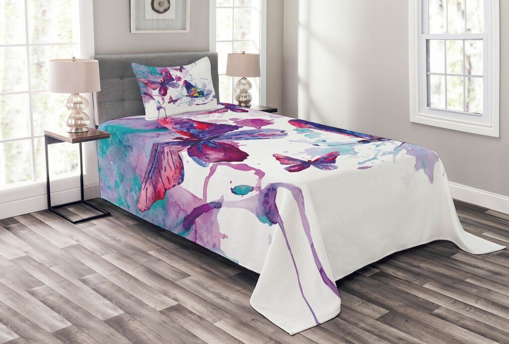 ABAKUHAUS Комплект покрывала Butterfly, Watercolor Art Modern, комплект с моющимися наволочками, для односпальных кроватей 170 x 220 см, разноцветный
ABAKUHAUS Комплект покрывала Butterfly, Watercolor Art Modern, комплект с моющимися наволочками, для односпальных кроватей 170 x 220 см, разноцветный