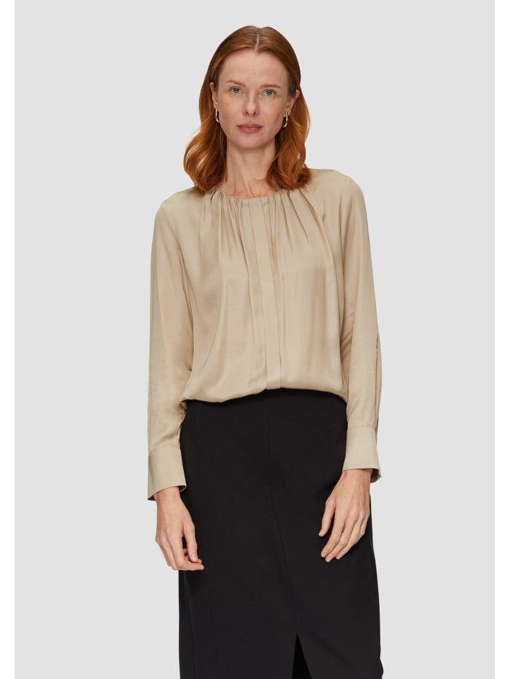 Блуза sOliver BLACK LABEL langarm, бежевый
Блуза sOliver BLACK LABEL langarm, бежевый