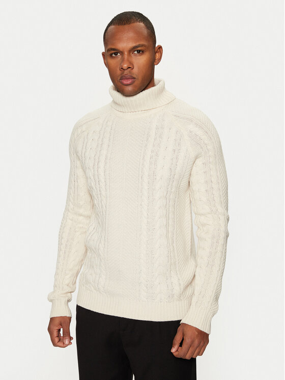 Свитер с высоким воротником обычного кроя Brave Soul, бежевый
Свитер с высоким воротником обычного кроя Brave Soul, бежевый