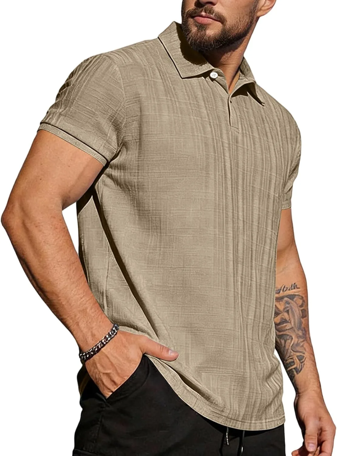 Мужская футболка Henley с коротким рукавом, легкая, для тренировок OAZKXCN
Мужская футболка Henley с коротким рукавом, легкая, для тренировок OAZKXCN