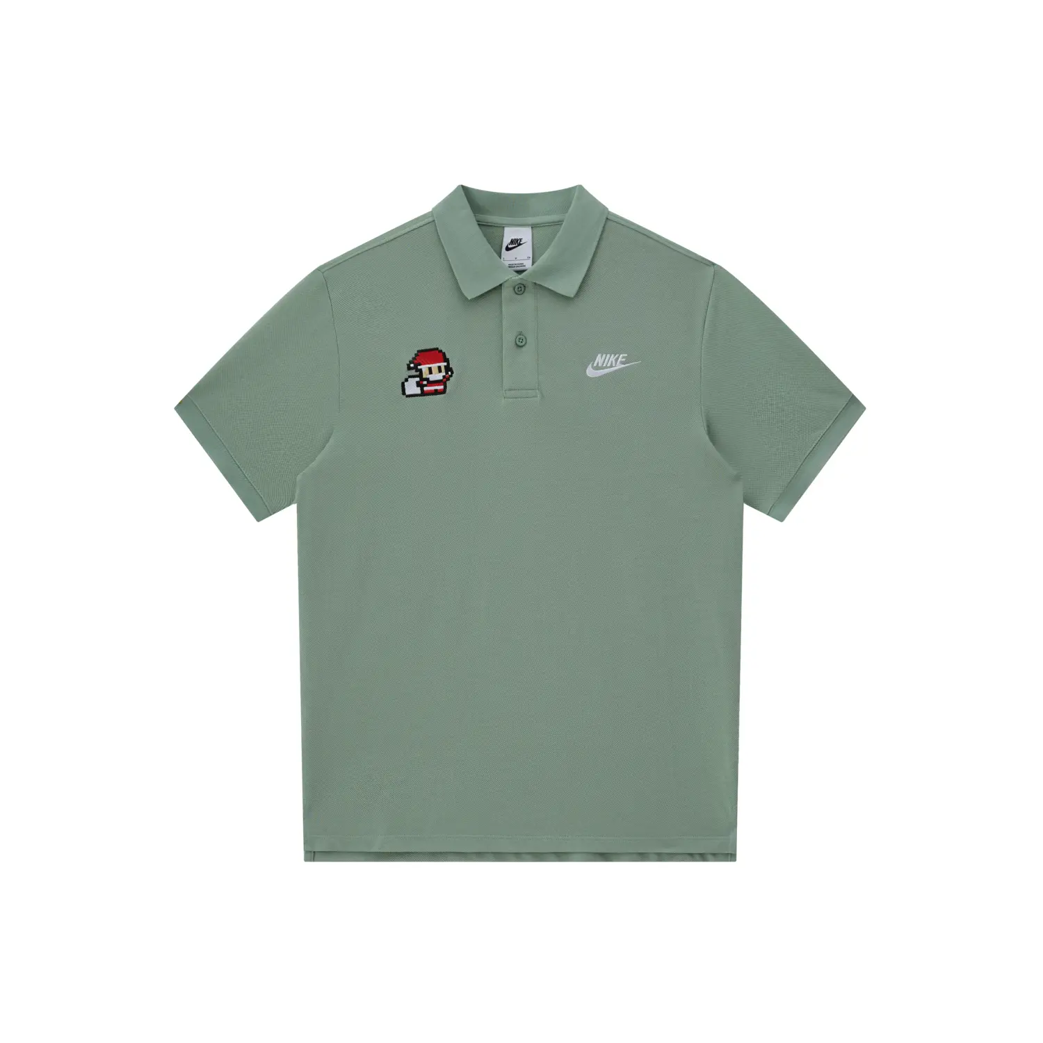 Рубашка поло унисекс пыльно-зеленая Nike, зеленый
Рубашка поло унисекс пыльно-зеленая Nike, зеленый