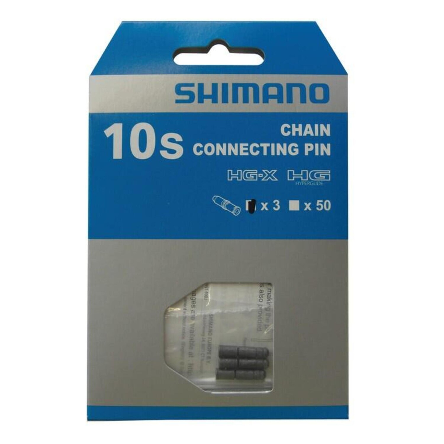 Цепная заклепка с двойным кольцом для 10-скоростных цепей - 3 шт. SHIMANO, бесцветный / серебро / серебро
Цепная заклепка с двойным кольцом для 10-скоростных цепей - 3 шт. SHIMANO, бесцветный / серебро / серебро