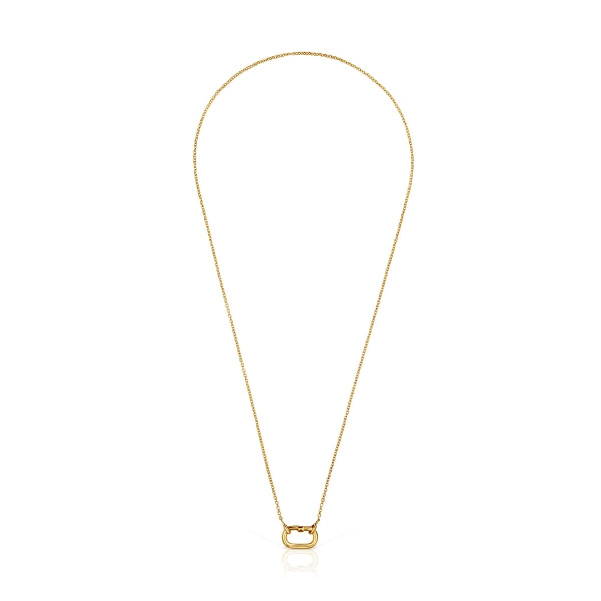 Колье Tous Hold Oval, позолоченное серебро
Колье Tous Hold Oval, позолоченное серебро