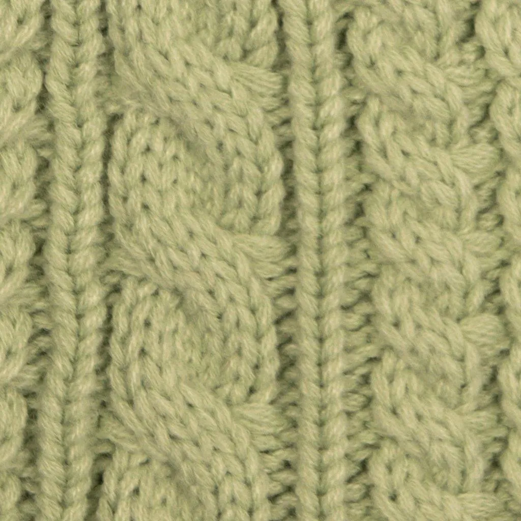 Шарф на пуговицах арановой вязки косой вязки Aran Traditions, зеленый
Шарф на пуговицах арановой вязки косой вязки Aran Traditions, зеленый