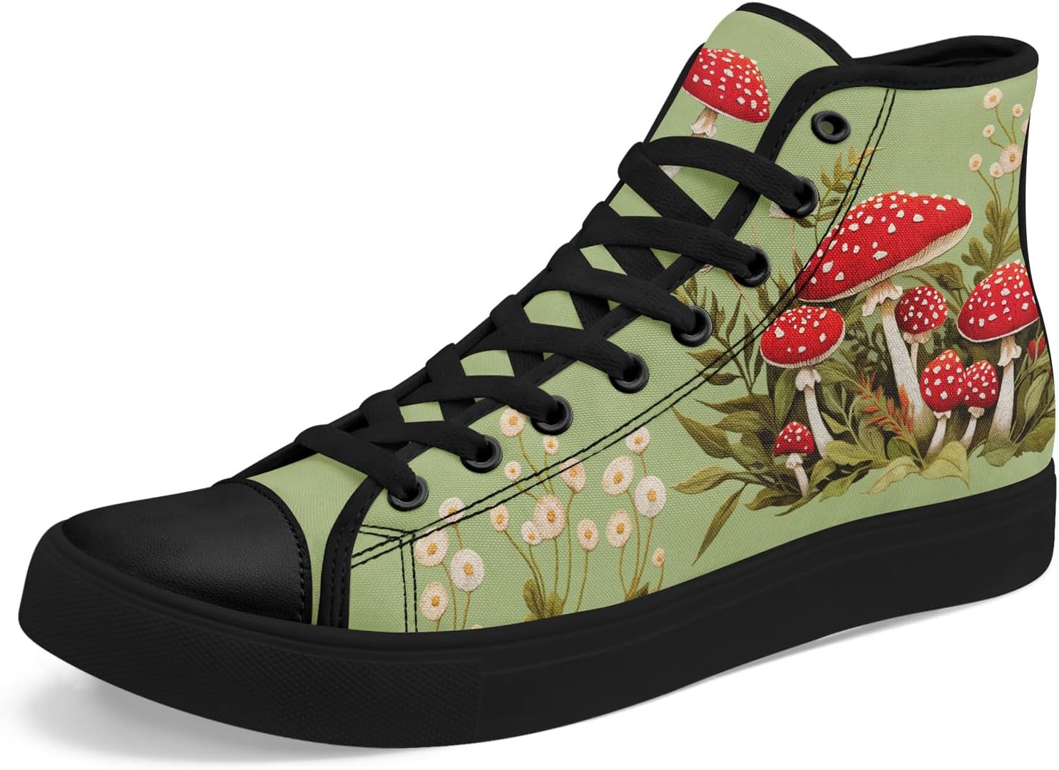 Высокие кеды на платформе AWSOLE из канвы для женщин и мужчин, черные, винтажные, с принтом лесных животных, грибов и птиц, легкие повседневные тапочки из канвы
Высокие кеды на платформе AWSOLE из канвы для женщин и мужчин, черные, винтажные, с принтом лесных животных, грибов и птиц, легкие повседневные тапочки из канвы