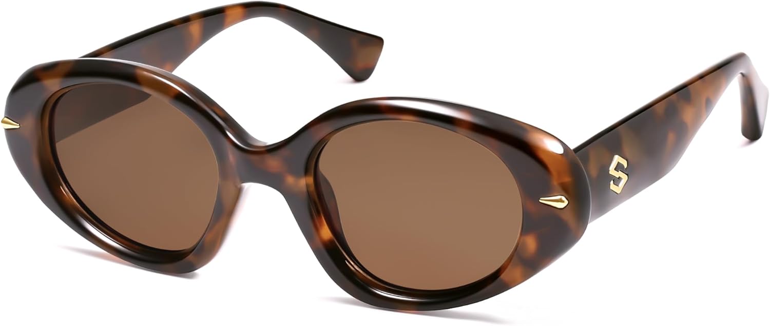 Солнцезащитные очки SOJOS Retro Polarized Large Oval Sunglasses для женщин и мужчин, модные, с защитой от УФ-излучения UV400, в стиле 80-х и 90-х, модель SJ2365, Brown
Солнцезащитные очки SOJOS Retro Polarized Large Oval Sunglasses для женщин и мужчин, модные, с защитой от УФ-излучения UV400, в стиле 80-х и 90-х, модель SJ2365, Brown