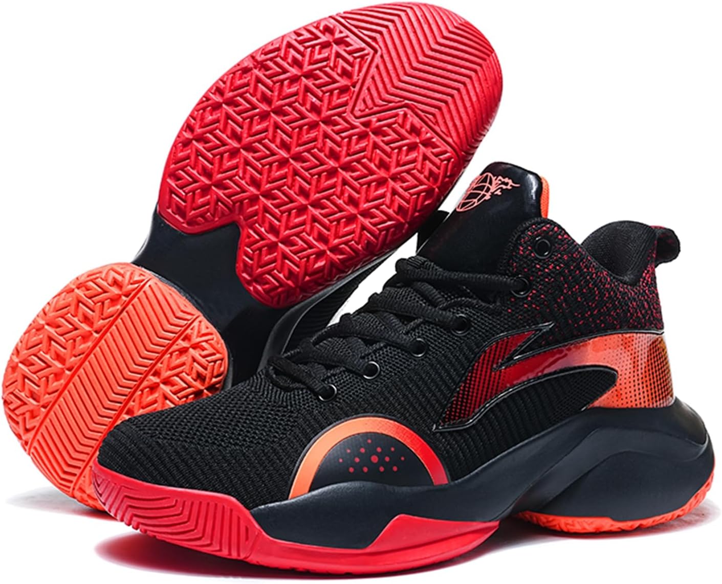 Мужские баскетбольные кроссовки высокие с нескользящей подошвой, амортизирующие, с широкой подошвой, дышащие с сеткой, на шнуровке, модные спортивные кроссовки, подходящие для учебы, повседневной носки и велоспорта Qaoterod, красный
Мужские баскетбольные кроссовки высокие с нескользящей подошвой, амортизирующие, с широкой подошвой, дышащие с сеткой, на шнуровке, модные спортивные кроссовки, подходящие для учебы, повседневной носки и велоспорта Qaoterod, красный