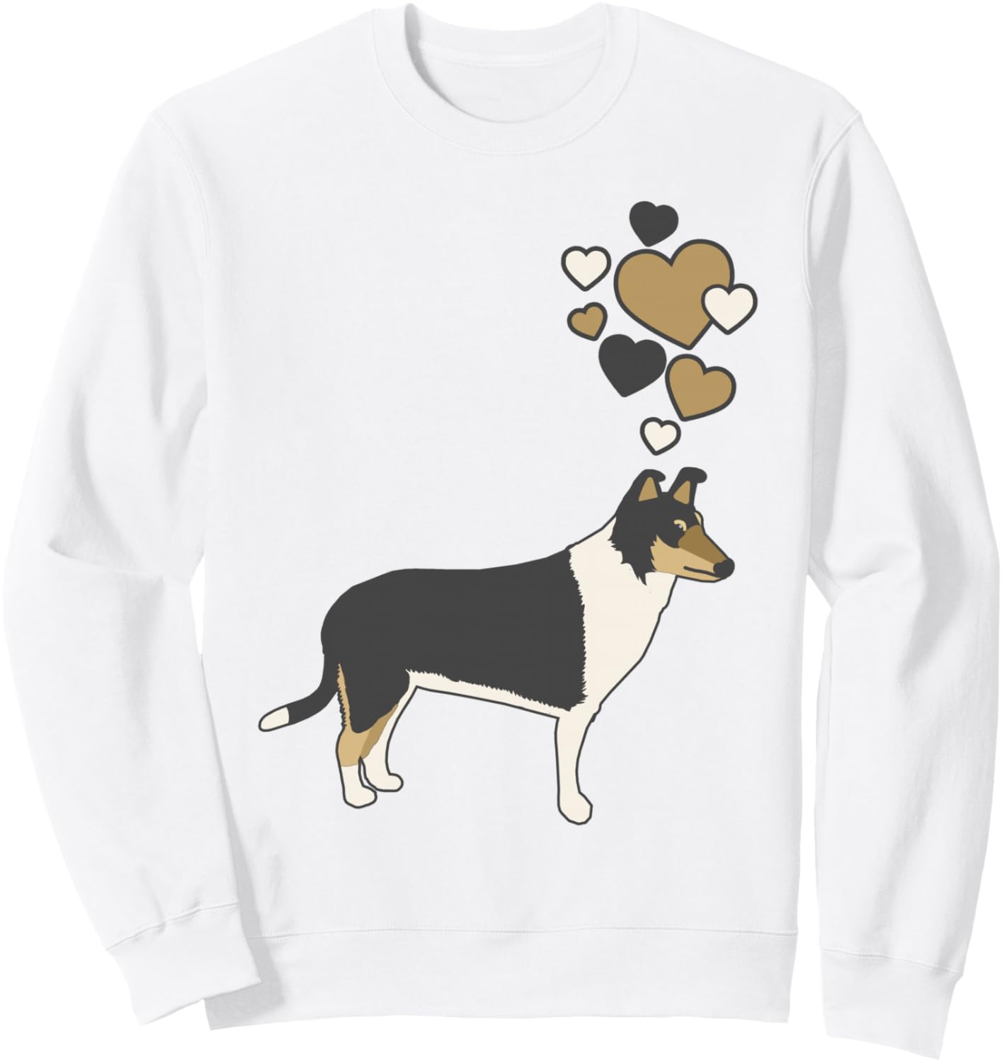 Толстовка с изображением гладкошерстной колли и сердечками Cute Smooth Collie Apparel, белый
Толстовка с изображением гладкошерстной колли и сердечками Cute Smooth Collie Apparel, белый