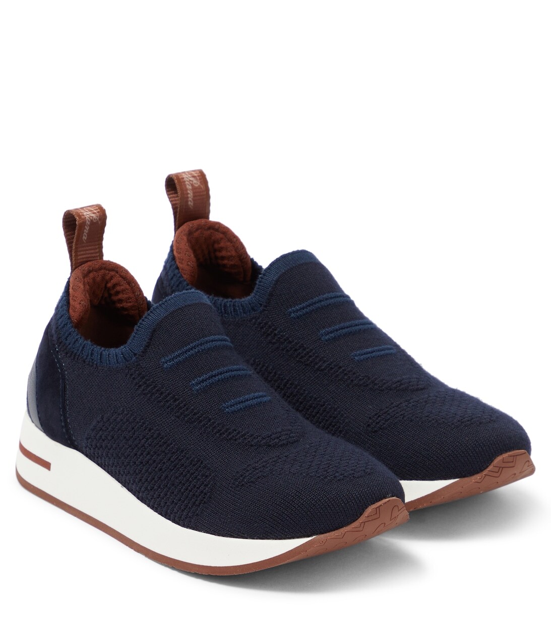 Кроссовки без шнурков Loro Piana, синий
Кроссовки без шнурков Loro Piana, синий