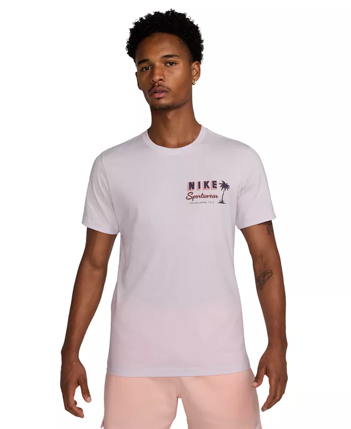 Спортивная футболка с коротким рукавом и логотипом, мужская Nike, белый
Спортивная футболка с коротким рукавом и логотипом, мужская Nike, белый