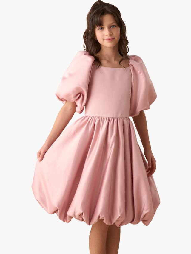 Детское платье из сатина с рукавами-фонариками Angel & Rocket, Pink
Детское платье из сатина с рукавами-фонариками Angel & Rocket, Pink