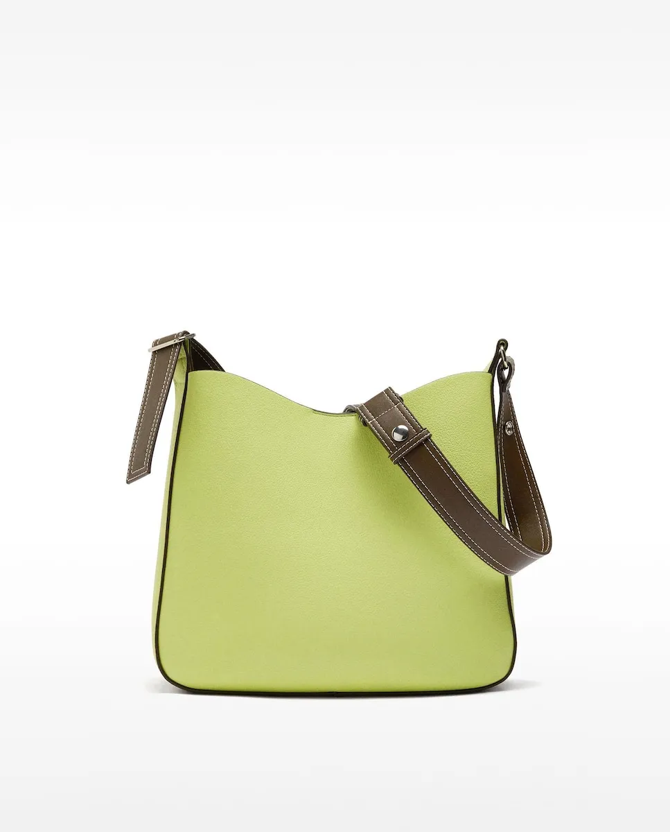 Текстурированная сумка через плечо с магнитной застежкой Parfois, салатовый
Текстурированная сумка через плечо с магнитной застежкой Parfois, салатовый