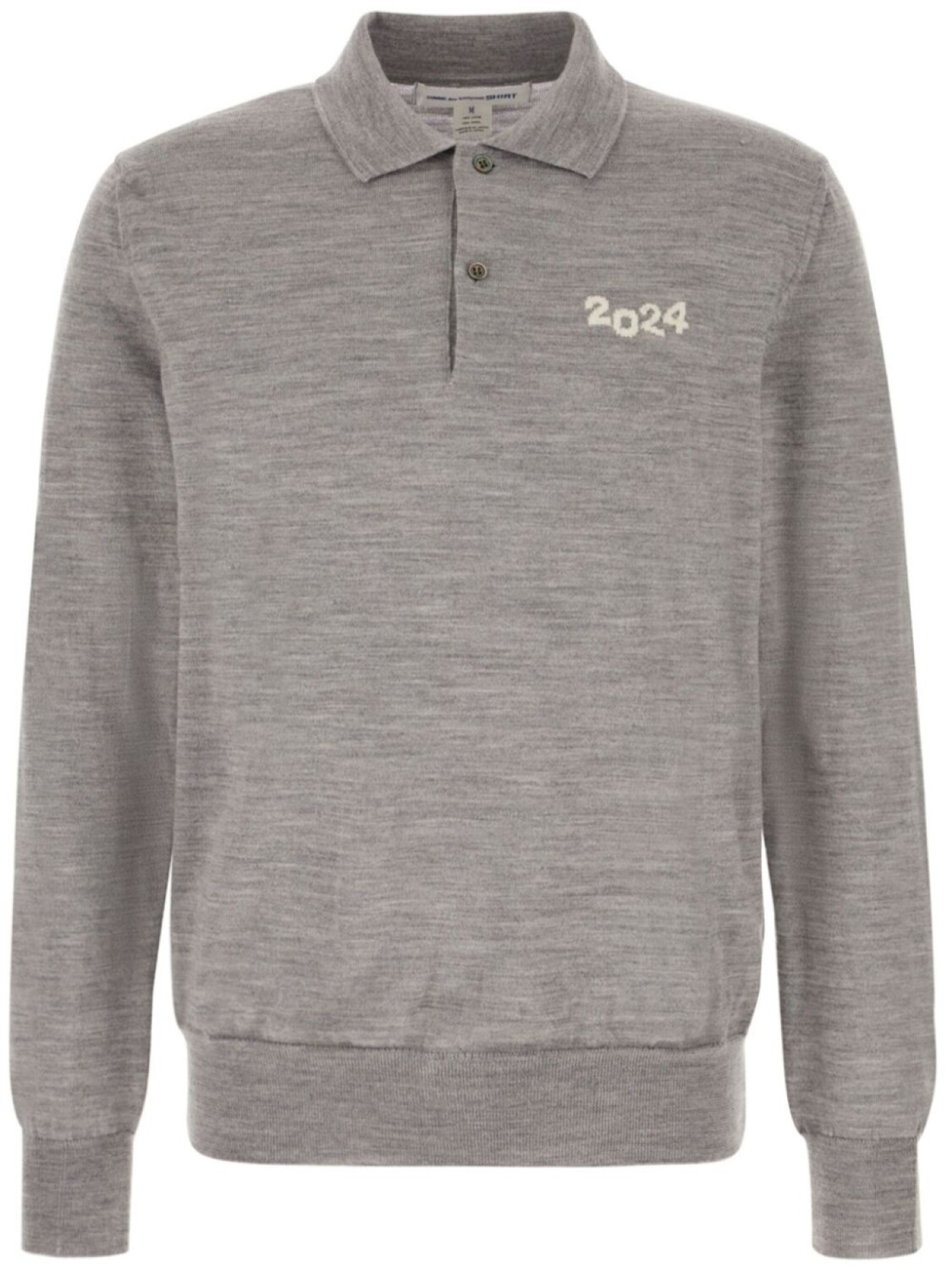 Шерстяная рубашка поло Comme Des Garçons Shirt, серый
Шерстяная рубашка поло Comme Des Garçons Shirt, серый