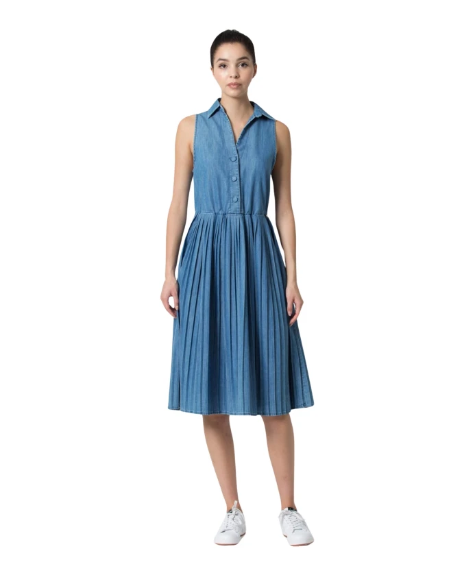 Джинсовое платье миди без рукавов Kocca, синий
Джинсовое платье миди без рукавов Kocca, синий