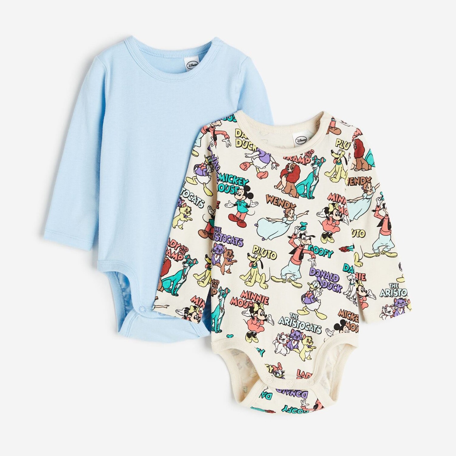 Комплект боди H&M Disney100 Long-sleeved, 2 предмета, светло-голубой/мультиколор, Синий, Комплект боди H&M Disney100 Long-sleeved, 2 предмета, светло-голубой/мультиколор
Комплект боди H&M Disney100 Long-sleeved, 2 предмета, светло-голубой/мультиколор, Синий, Комплект боди H&M Disney100 Long-sleeved, 2 предмета, светло-голубой/мультиколор