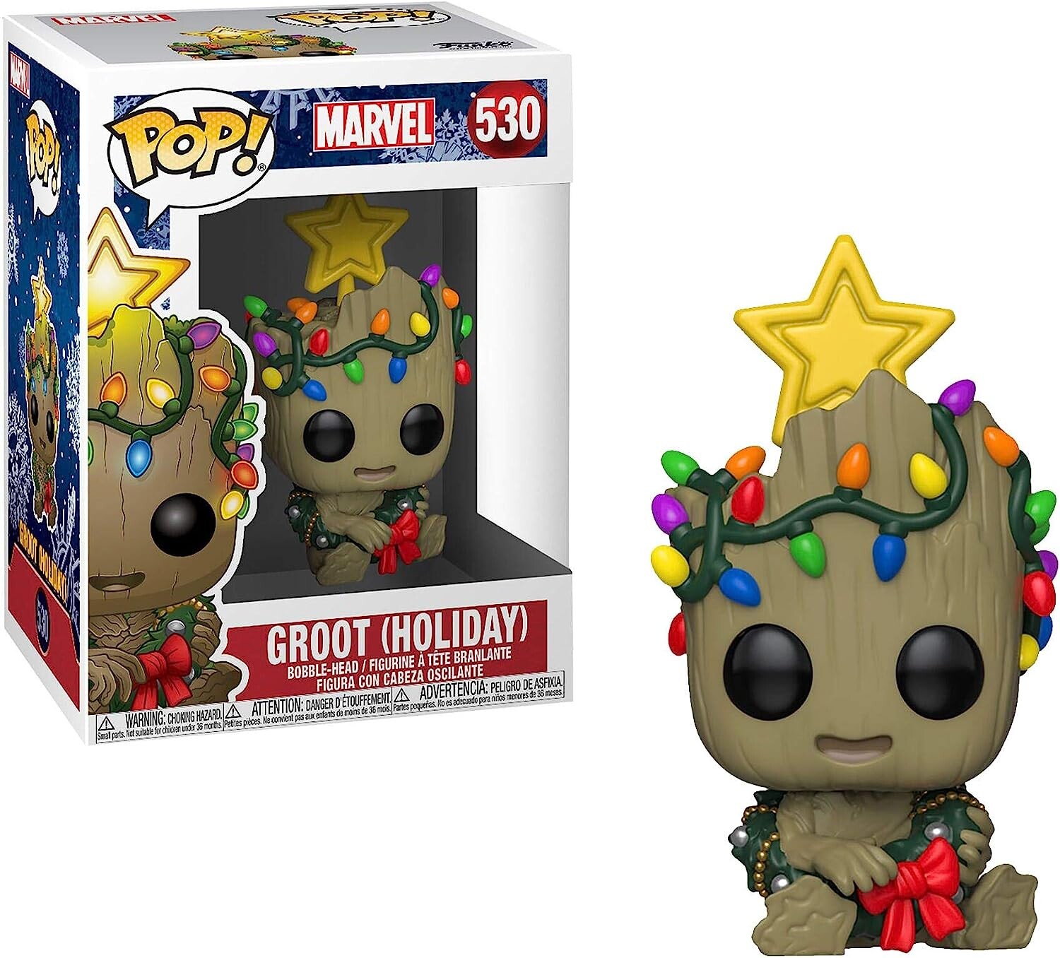 Фигурка Funko Pop! Marvel: Holiday - Groot with Wreath
Фигурка Funko Pop! Marvel: Holiday - Groot with Wreath
