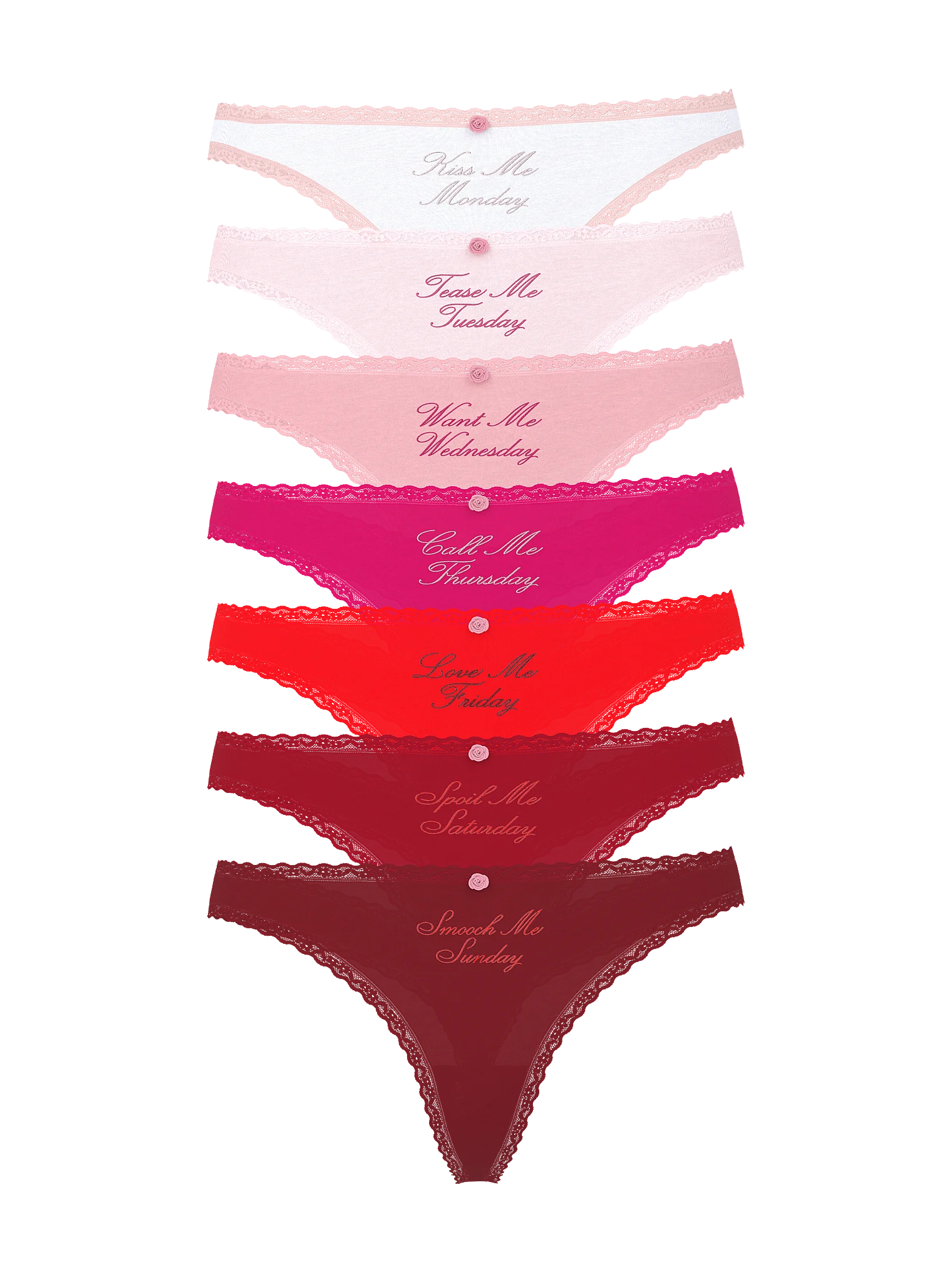 Набор трусов Victoria's Secret Cotton Lace-Trim Thong, 7 штук, Разноцветный, Набор трусов Victoria's Secret Cotton Lace-Trim Thong, 7 штук
Набор трусов Victoria's Secret Cotton Lace-Trim Thong, 7 штук, Разноцветный, Набор трусов Victoria's Secret Cotton Lace-Trim Thong, 7 штук
