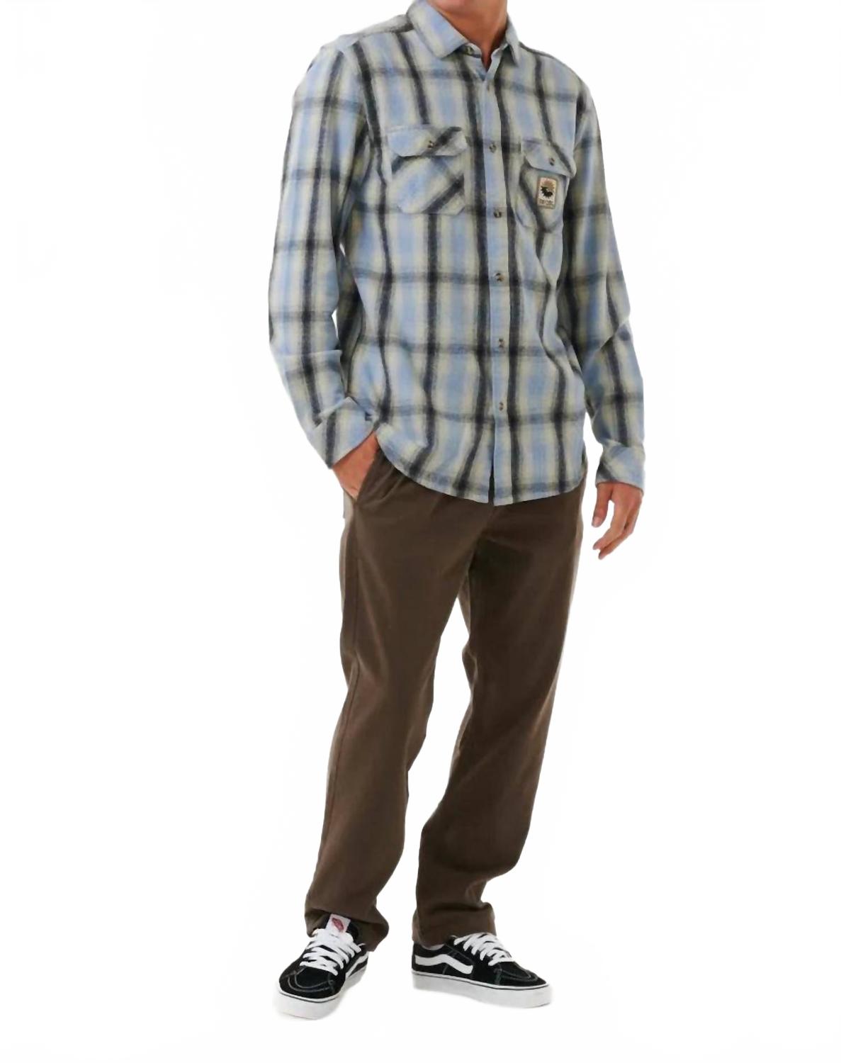 Фланелевая рубашка Saltwater Culture в цвете Sparky Blue Rip Curl
Фланелевая рубашка Saltwater Culture в цвете Sparky Blue Rip Curl